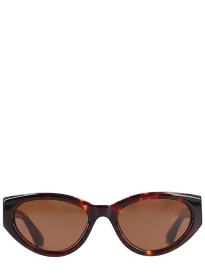 Rotate Birger Christensen Occhiale Da Sole "cat Eye" In Brown