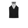 Rotate Birger Christensen Open Back Top In Black