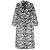 Rotate Birger Christensen Fluffy Clasp Coat In Multicolor