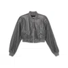 Rotate Birger Christensen Braided Cropped Jacket In Multicolor