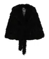 Rotate Birger Christensen Oversized Coat In Black