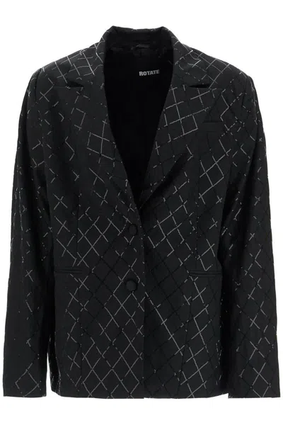 Rotate Birger Christensen 'oversized Sequin In Black