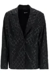 Rotate Birger Christensen 'oversized Sequin In Black