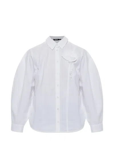 Rotate Birger Christensen Oversized Shirt Bright White