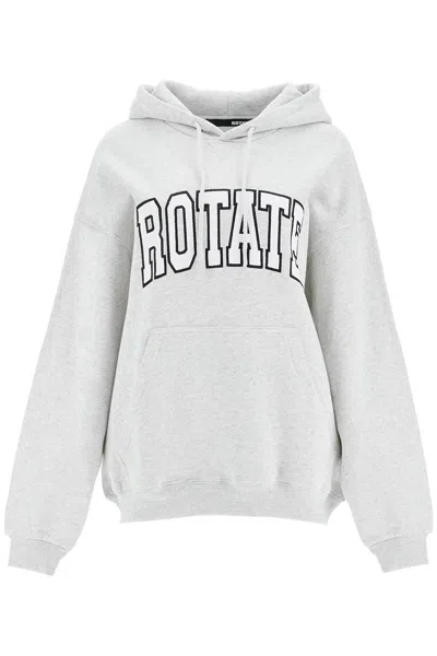 Rotate Birger Christensen Rotate Heavy Cotton Sweatshirt In Grey