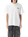 Rotate Birger Christensen Rotate T Shirt With Logo Embroidery In White