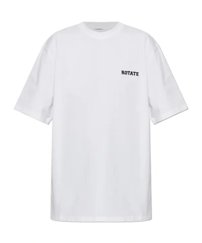 Rotate Birger Christensen Rotate Stylish T-shirt For Women In White