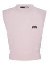 Rotate Birger Christensen Padded-shoulder Knit Vest