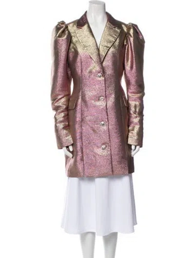 Pre-owned Rotate Birger Christensen Paisley Print Coat W/ Tags