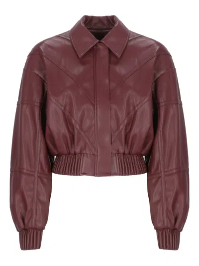 ROTATE BIRGER CHRISTENSEN PANELLED ZIP-FRONT FITTED JACKET