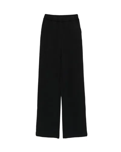 Rotate Birger Christensen Pantalone In Tuta Pesante Nero