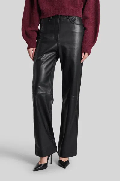Rotate Birger Christensen Pants In Black Leather