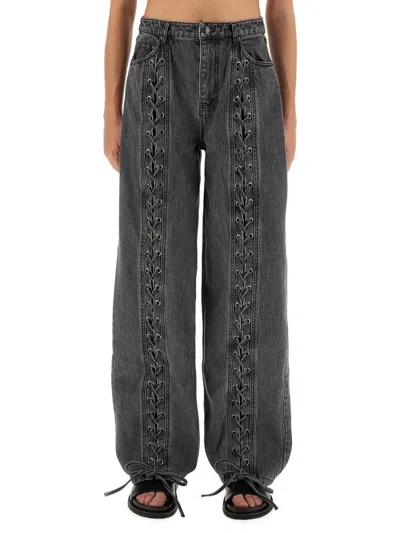 ROTATE BIRGER CHRISTENSEN ROTATE BIRGER CHRISTENSEN PANTS WITH LACES