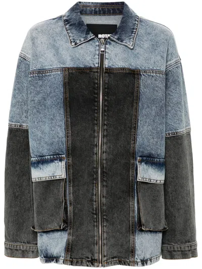 ROTATE BIRGER CHRISTENSEN PATCHWORK JACKET
