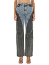 ROTATE BIRGER CHRISTENSEN PATCHWORK JEANS