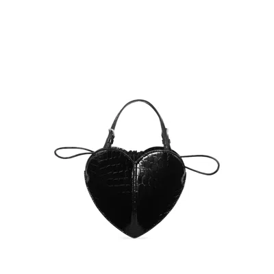 Rotate Birger Christensen Patent Tote Bag In Black