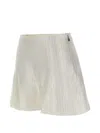Rotate Birger Christensen Patterned Mini Shorts In White
