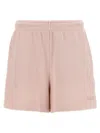 Rotate Birger Christensen Cotton Shorts In Peach