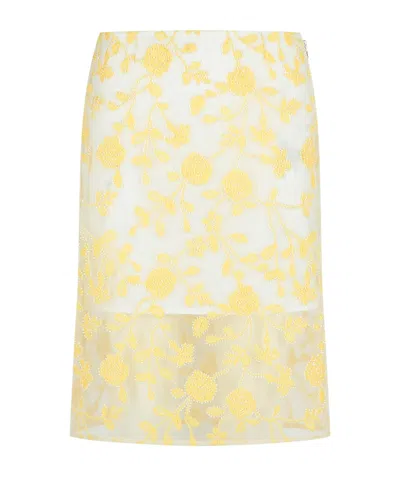 Rotate Birger Christensen 'pencil Flower'  Skirt