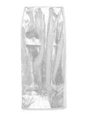 Rotate Birger Christensen Braided-effect Pencil Skirt In Silver