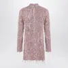 Rotate Birger Christensen Mini Dress With Sequin Fringes