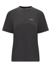 Rotate Birger Christensen Plain Wide T-shirt In Black