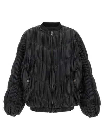 ROTATE BIRGER CHRISTENSEN ROTATE BIRGER CHRISTENSEN PLEATED BOMBER JACKET