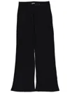 Rotate Birger Christensen Pointelle Leggings In Black