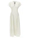 Rotate Birger Christensen Rotate Polka Dot Printed Maxi Dress
