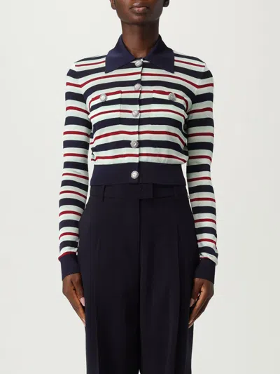 Rotate Birger Christensen Polo Shirt Rotate Woman Color Multicolor In Blue