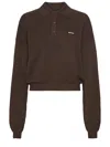 Rotate Birger Christensen Polo With Logo In Brown