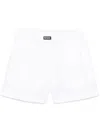 Rotate Birger Christensen Poplin Boxer Shorts In White