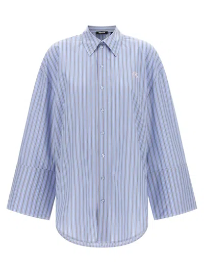 Rotate Birger Christensen 'poplin Oversized' Shirt In Blue