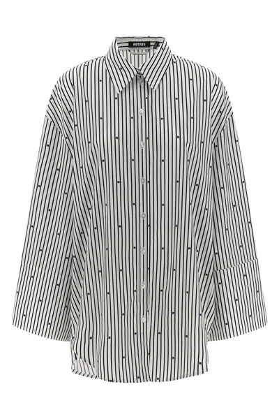 ROTATE BIRGER CHRISTENSEN 'POPLIN OVERSIZED STRIPED' SHIRT