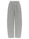 Rotate Birger Christensen 'poplin Tapered Striped' Pants In Pattern