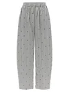 Rotate Birger Christensen 'poplin Tapered Striped' Pants In Pattern