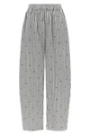 Rotate Birger Christensen 'poplin Tapered Striped' Pants In Multi