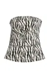 Rotate Birger Christensen Printed Denim Top