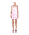 Rotate Birger Christensen Rotate Birgerchristensen Mini Naima Dress In Nude