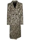 Rotate Birger Christensen Rotate Printed Faux Fur Coat In Multi