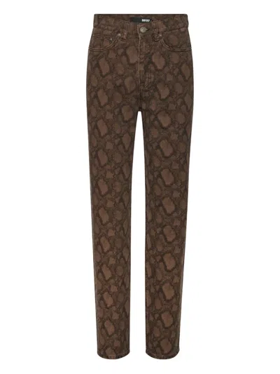 Rotate Birger Christensen Printed Jeans In Multi