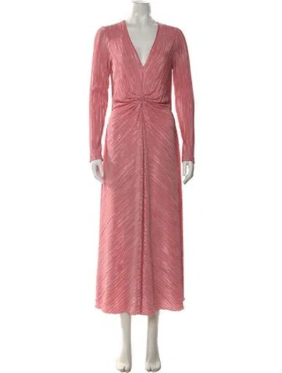 Pre-owned Rotate Birger Christensen Printed Midi Length Dress