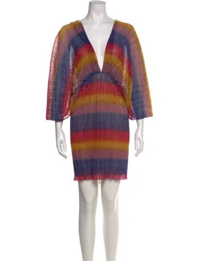 Pre-owned Rotate Birger Christensen Printed Mini Dress