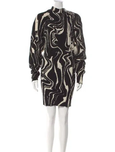 Pre-owned Rotate Birger Christensen Printed Mini Dress