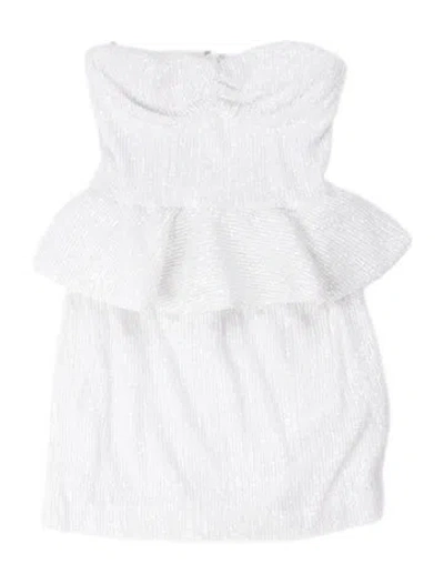 Pre-owned Rotate Birger Christensen Printed Mini Dress In Multi