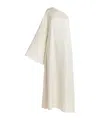 Rotate Birger Christensen Printed One-shoulder Maxi Dress In White