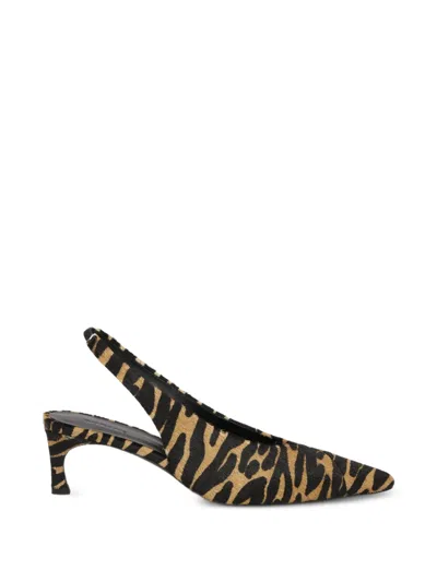 Rotate Birger Christensen Printed Slingback Pumps In Brown
