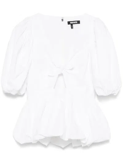 ROTATE BIRGER CHRISTENSEN PUFF-SLEEVE BUBBLE TOP