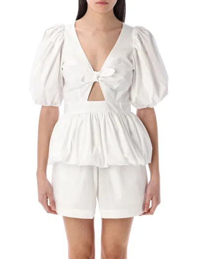 ROTATE BIRGER CHRISTENSEN ROTATE BIRGER CHRISTENSEN PUFF SLEEVE BUBBLE TOP