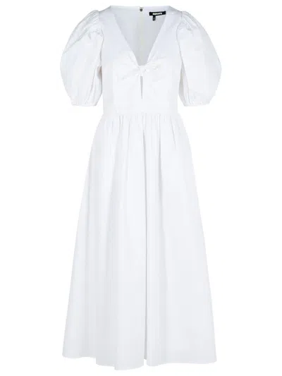 Rotate Birger Christensen Puff White Cotton Dress